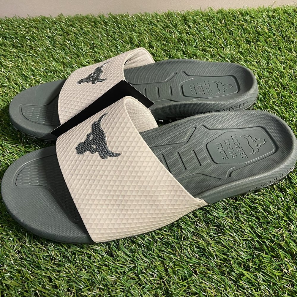 Under Armour Project Rock Michelin Fat Tire 2.0 Men's Slides Size 3025237-200